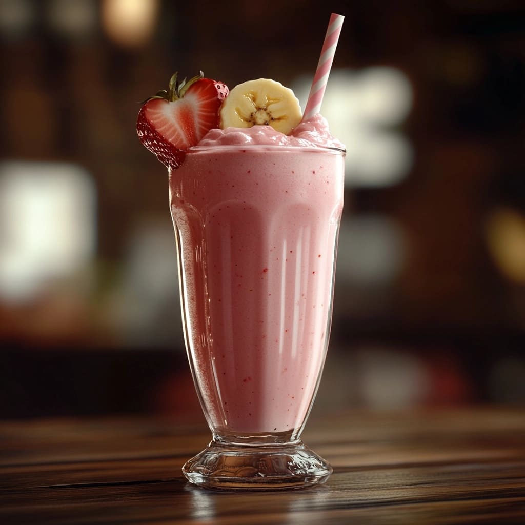 MILKSHAKE FRAISE BANANE